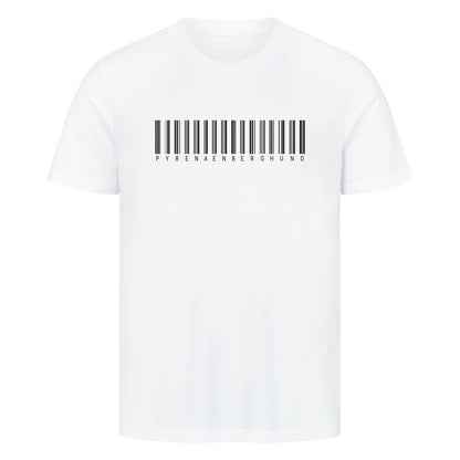 Premium T-Shirt "Pyrenäenberghund - CODE" Weiß – hunde-shirt.de