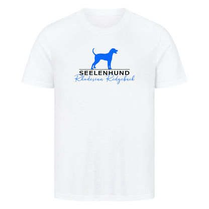 Premium T-Shirt "Rhodesian Ridgeback - Seelenhund" Weiß – hunde-shirt.de