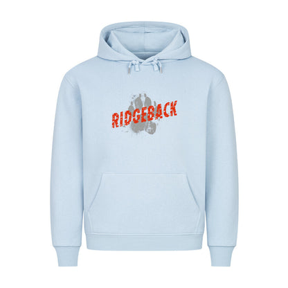 Premium Hoodie "Rhodesian Ridgeback - PAW" Babyblau – hunde-shirt.de