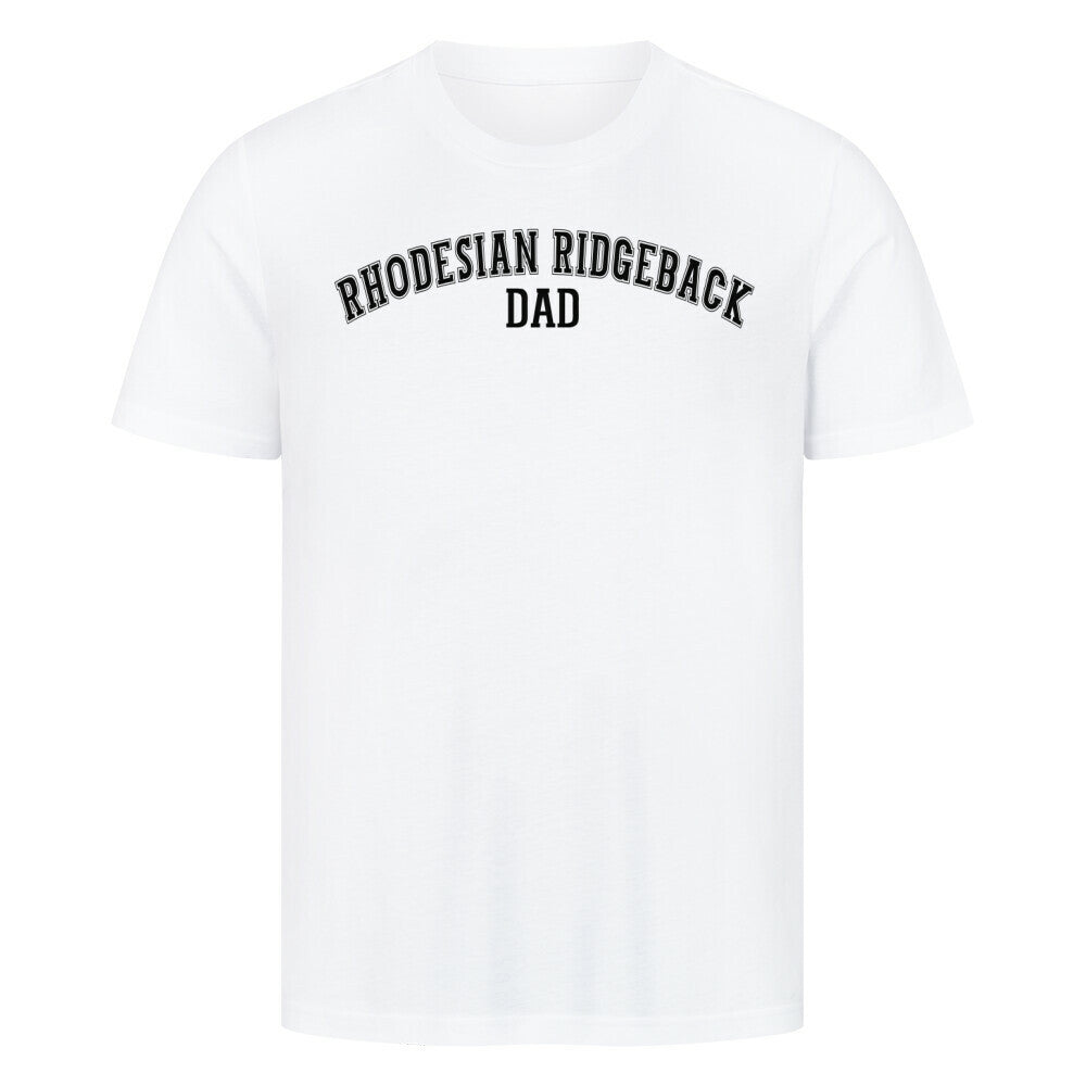 Premium T-Shirt "Rhodesian Ridgeback - DAD" Weiß – hunde-shirt.de