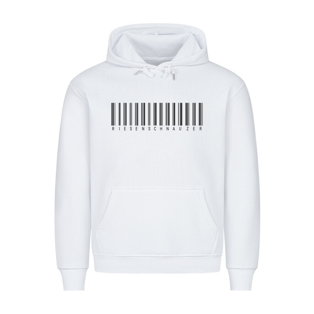 Premium Hoodie "Riesenschnauzer - Scan" Weiß – hunde-shirt.de