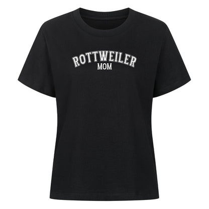 Premium Damen-Shirt "Rottweiler - MOM" Schwarz – hunde-shirt.de