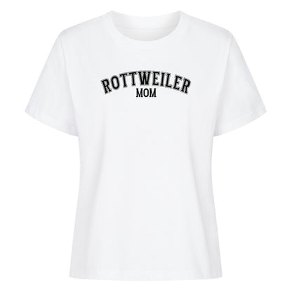 Premium Damen-Shirt "Rottweiler - MOM" Weiß – hunde-shirt.de