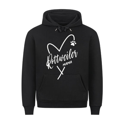 Premium Hoodie "Rottweiler - Mama" Schwarz – hunde-shirt.de