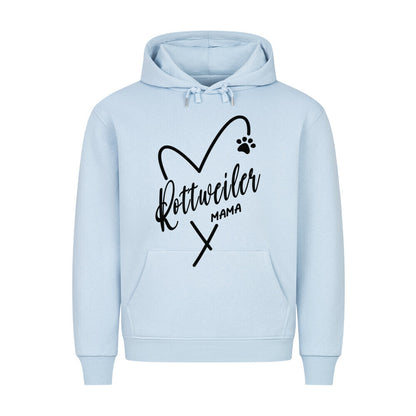 Premium Hoodie "Rottweiler - Mama" Babyblau – hunde-shirt.de