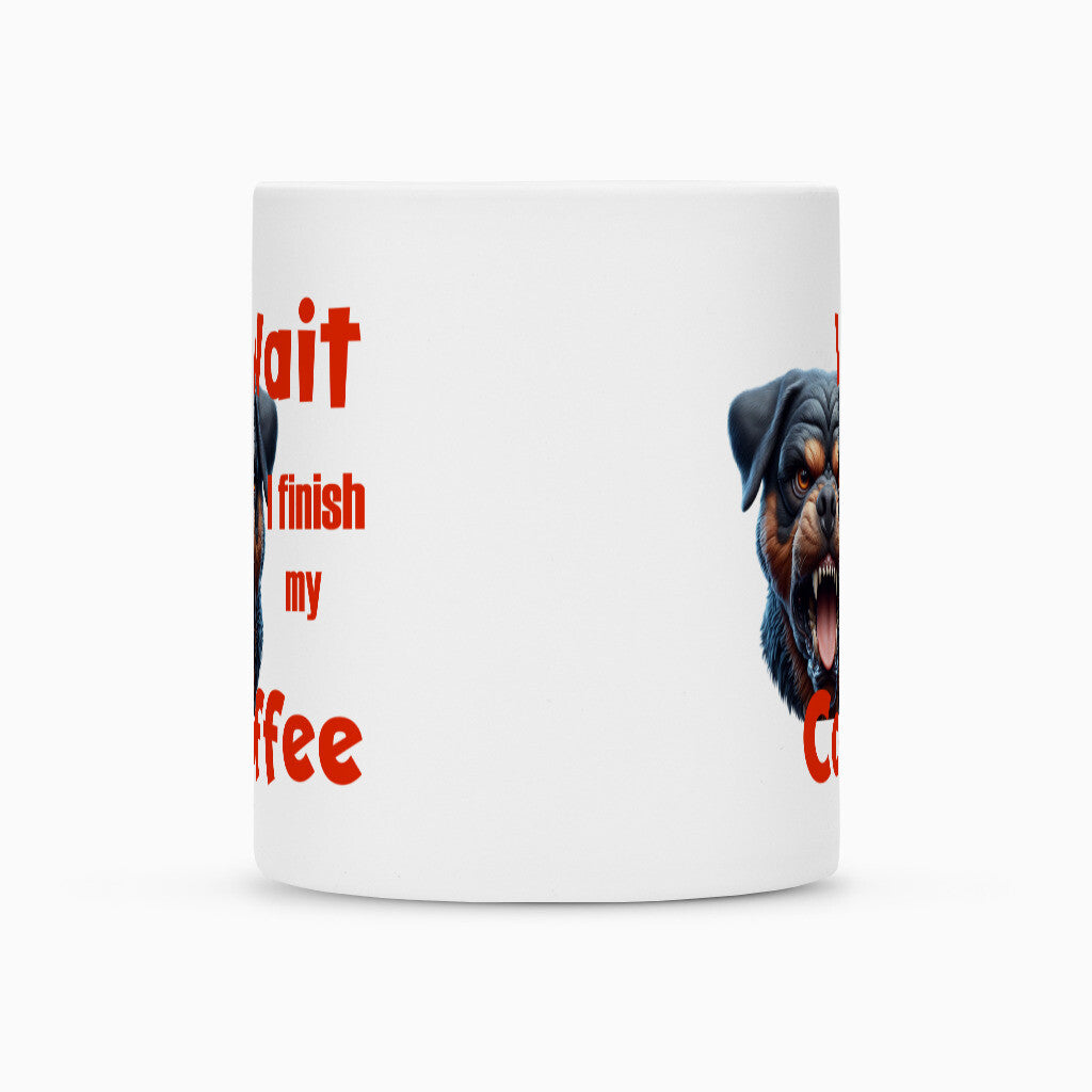 Tasse "Rottweiler - Wait" – hunde-shirt.de