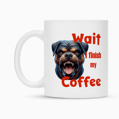 Tasse "Rottweiler - Wait" – hunde-shirt.de