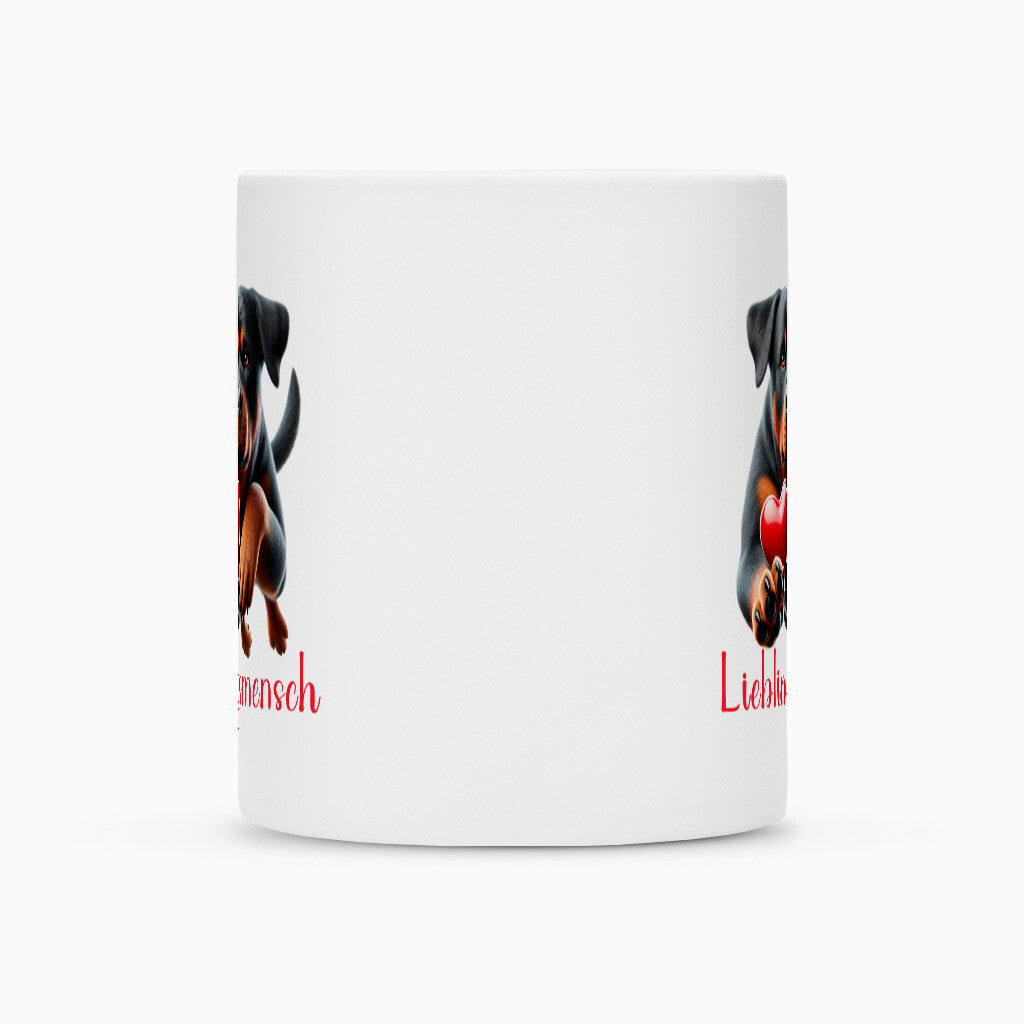 Tasse "Rottweiler - Lieblingsmensch" – hunde-shirt.de
