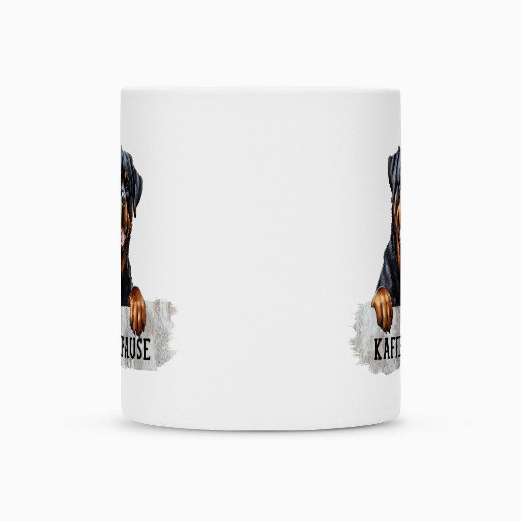 Tasse "Rottweiler - Kaffeepause" – hunde-shirt.de