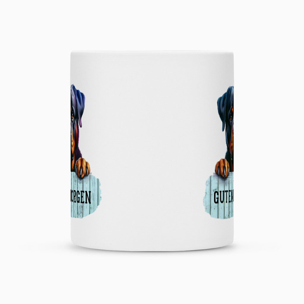 Tasse "Rottweiler - Guten Morgen" – hunde-shirt.de