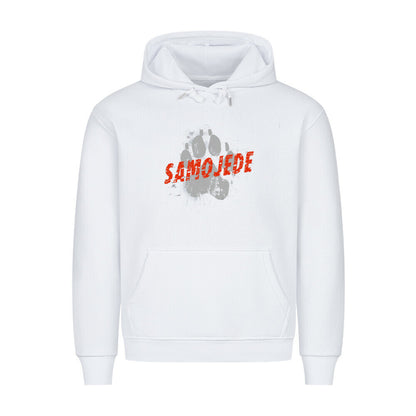 Premium Hoodie "Samoyed - PAW" Weiß – hunde-shirt.de