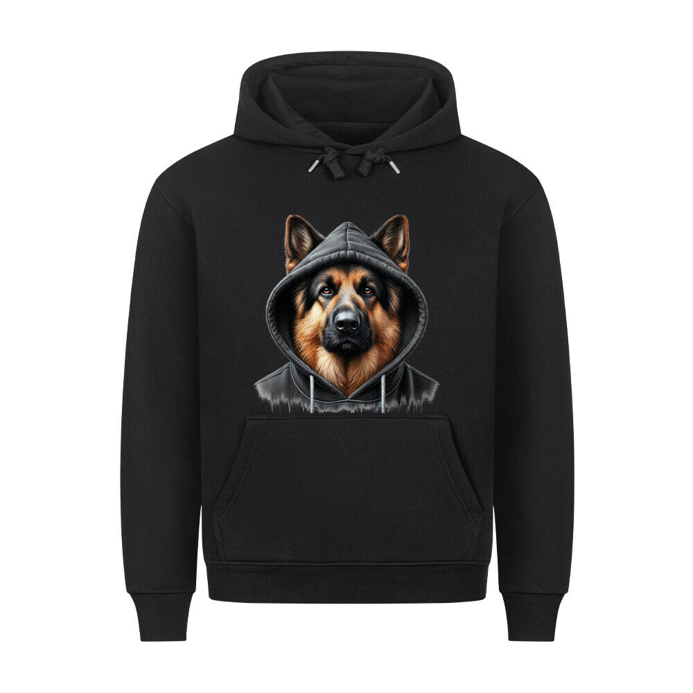 Premium Hoodie "Schäferhund - Hooded" Schwarz – hunde-shirt.de