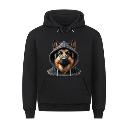 Premium Hoodie "Schäferhund - Hooded" Schwarz – hunde-shirt.de
