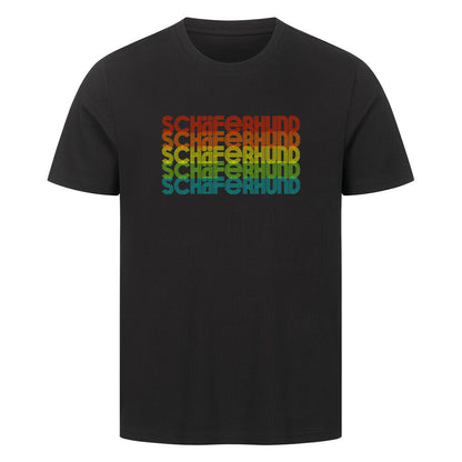 Premium T-Shirt "Schäferhund - RETRO" Schwarz – hunde-shirt.de