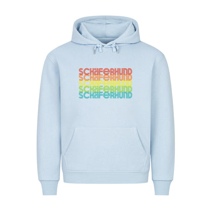 Premium Hoodie "Schäferhund - RETRO" Babyblau – hunde-shirt.de