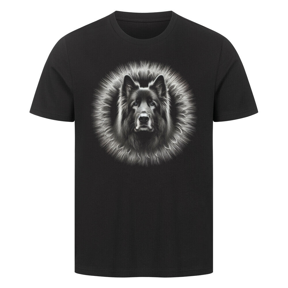 Premium T-Shirt "Altdeutscher Schäferhund - Bright" Schwarz – hunde-shirt.de