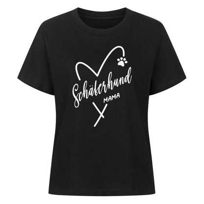 Premium Damen-Shirt "Schäferhund - Mama" Schwarz – hunde-shirt.de