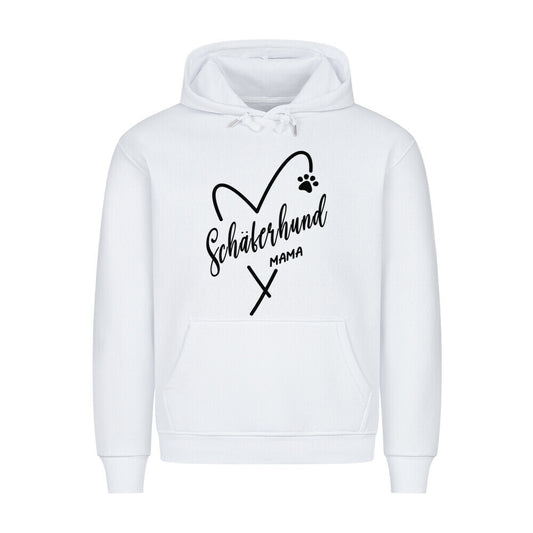 Premium Hoodie "Schäferhund - Mama" Weiß – hunde-shirt.de