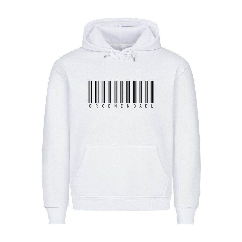 Premium Hoodie "Groenendael - Scan" Weiß – hunde-shirt.de
