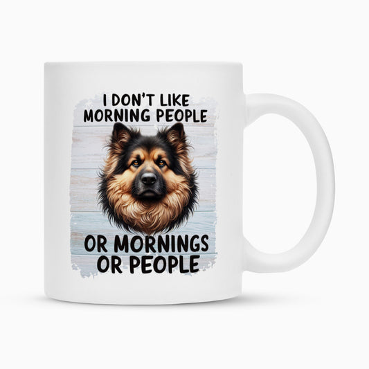 Tasse "Schäferhund ( Altdeutsch ) - Morning People" Weiß – hunde-shirt.de