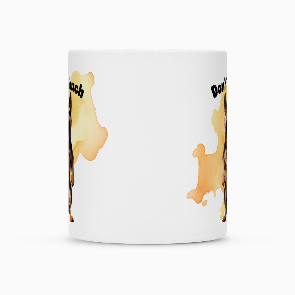 Tasse "Schäferhund - Don´t touch" – hunde-shirt.de