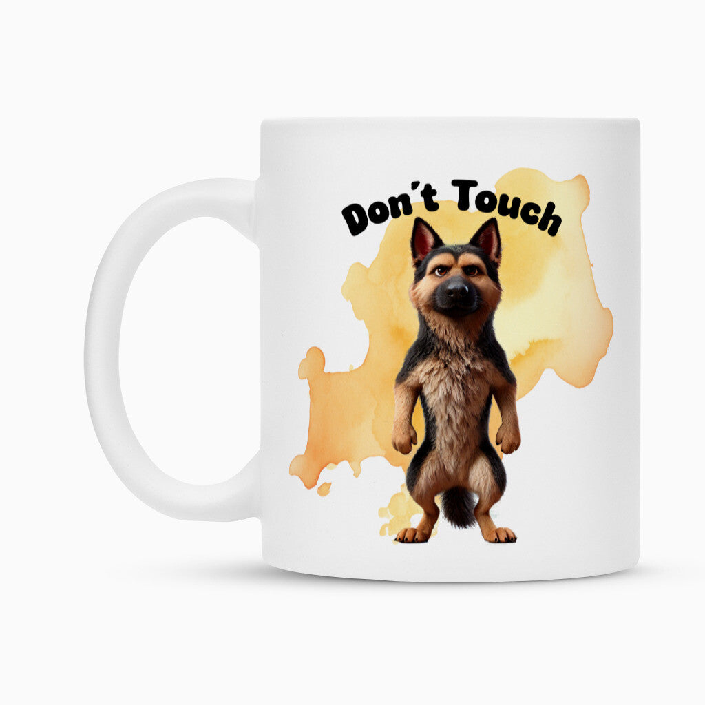 Tasse "Schäferhund - Don´t touch" – hunde-shirt.de