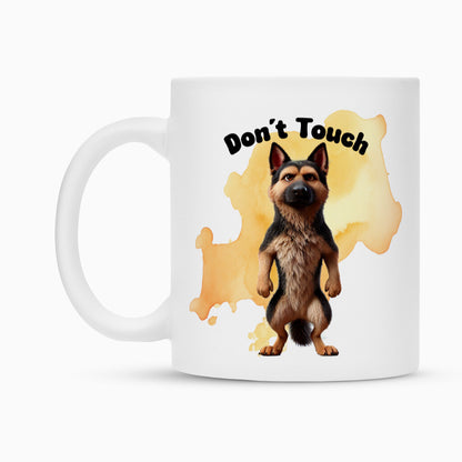 Tasse "Schäferhund - Don´t touch" – hunde-shirt.de