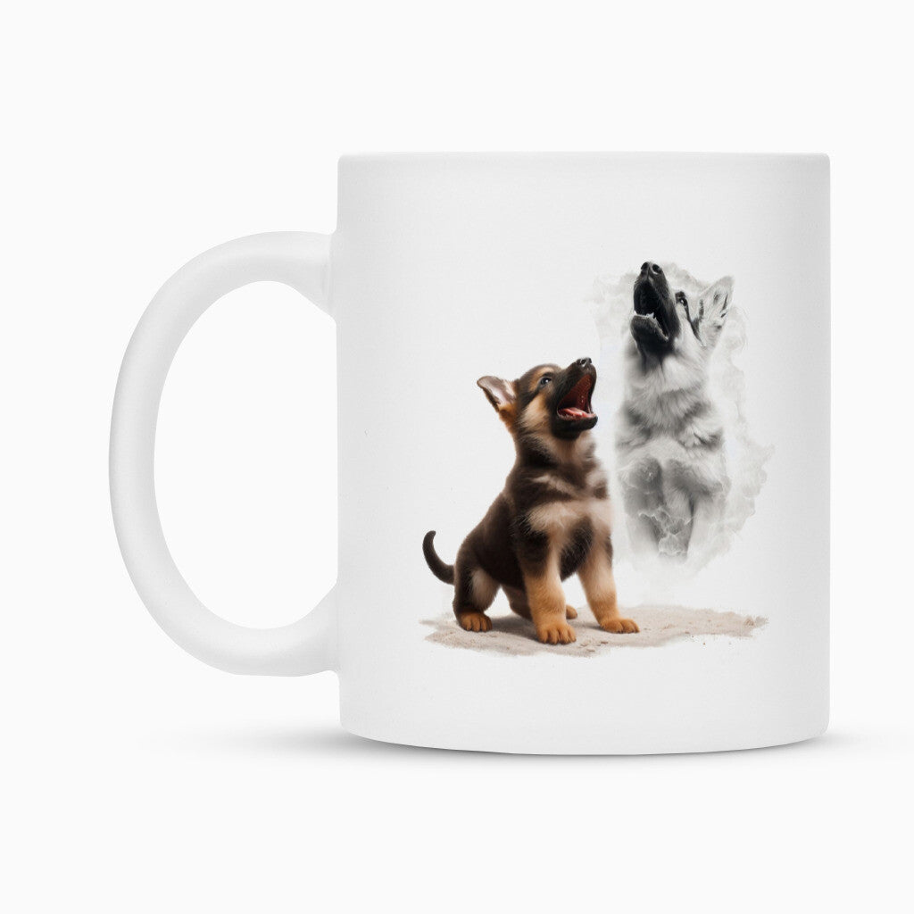 Tasse "Schäferhund - Zukunft" – hunde-shirt.de