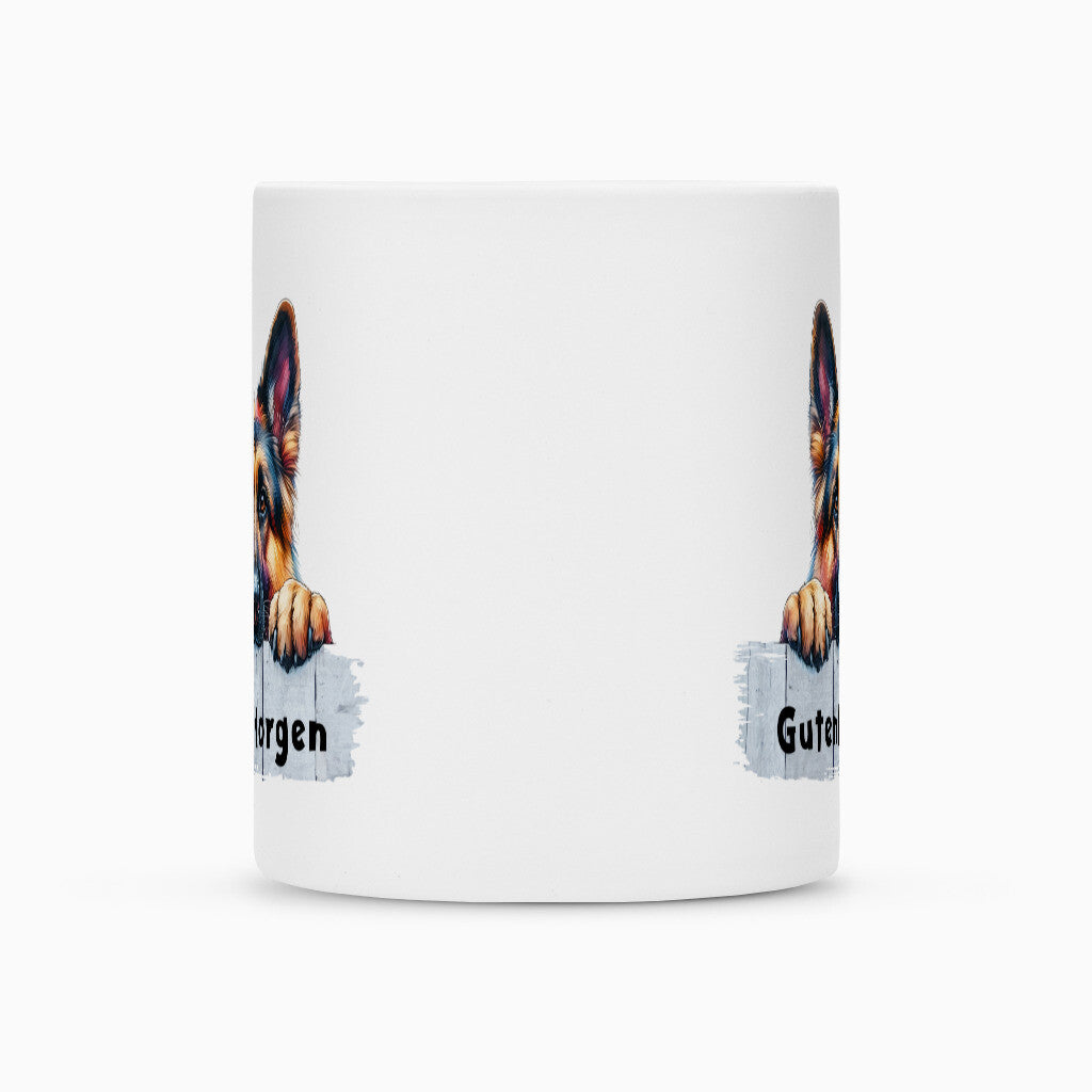 Tasse "Schäferhund - Guten Morgen" – hunde-shirt.de