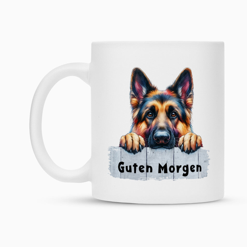 Tasse "Schäferhund - Guten Morgen" – hunde-shirt.de