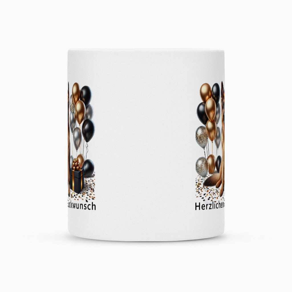 Tasse "Schäferhund - Glückwunsch" – hunde-shirt.de