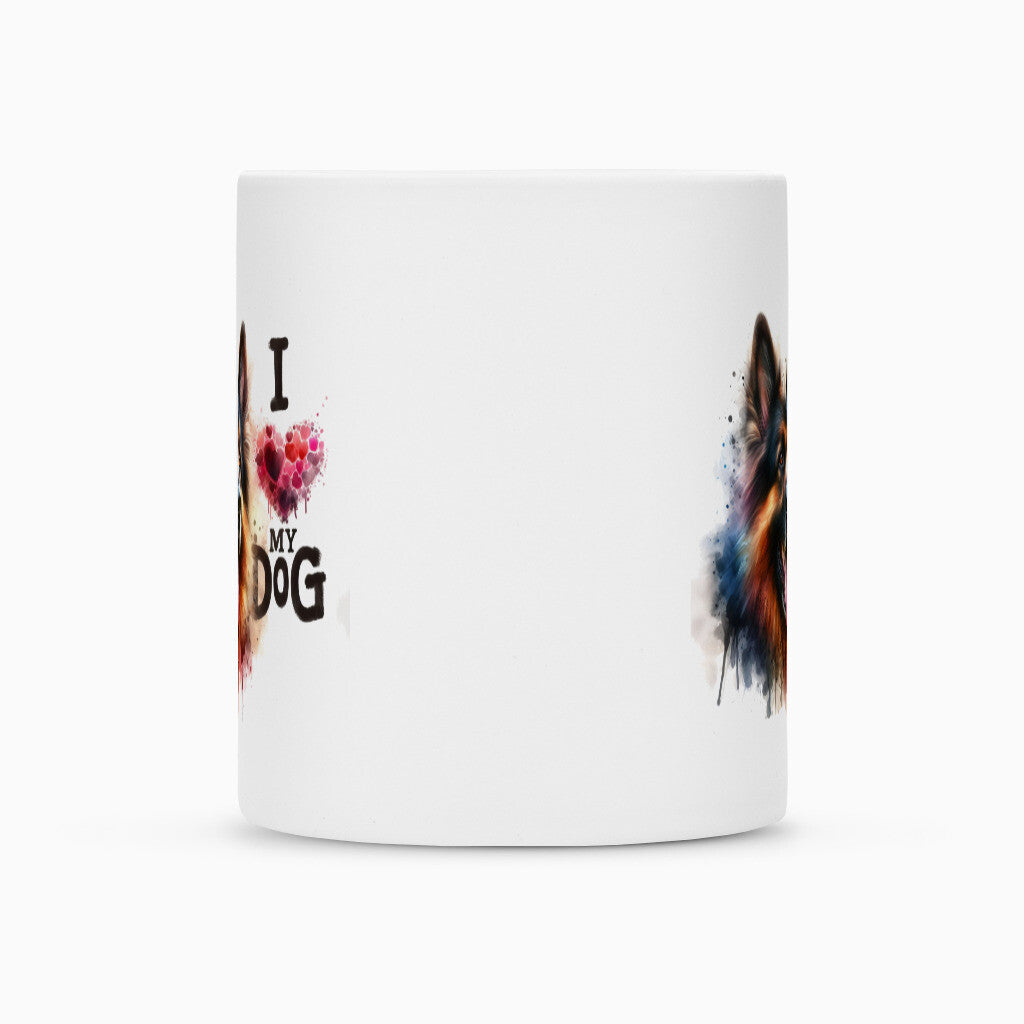 Tasse "Schäferhund - I love my dog" – hunde-shirt.de