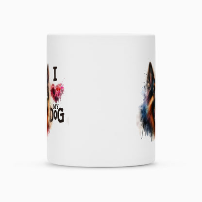 Tasse "Schäferhund - I love my dog" – hunde-shirt.de