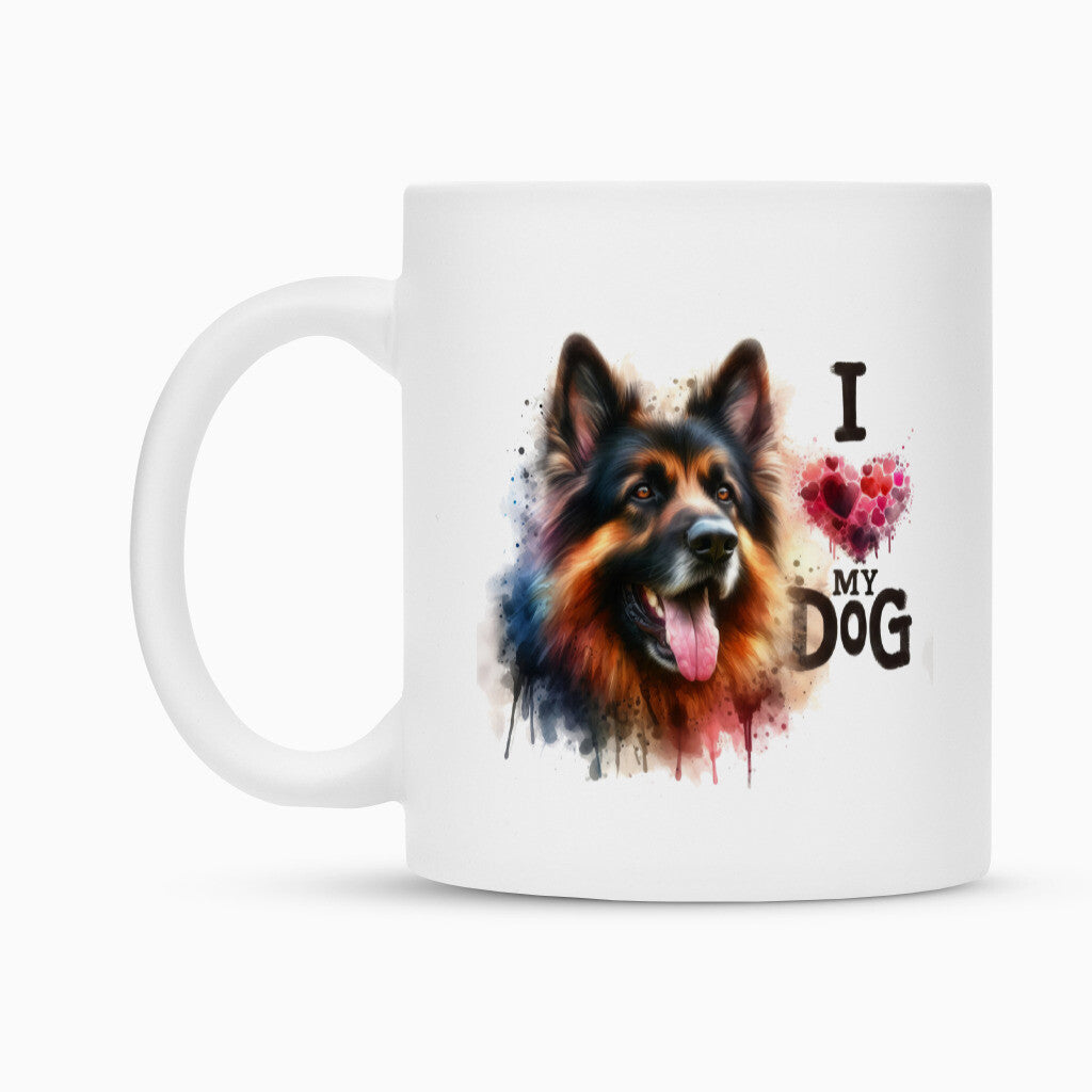 Tasse "Schäferhund - I love my dog" – hunde-shirt.de