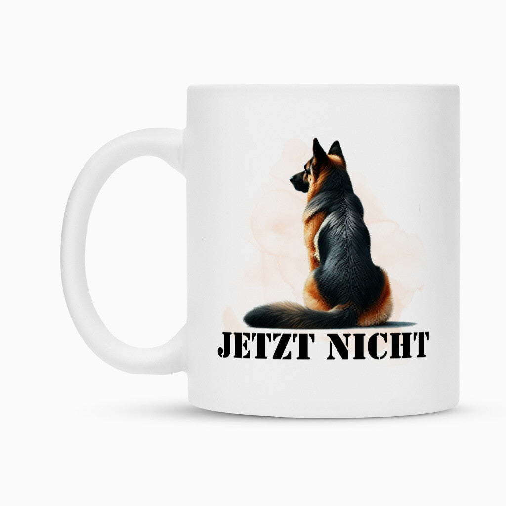 Tasse "Schäferhund - JETZT NICHT" – hunde-shirt.de
