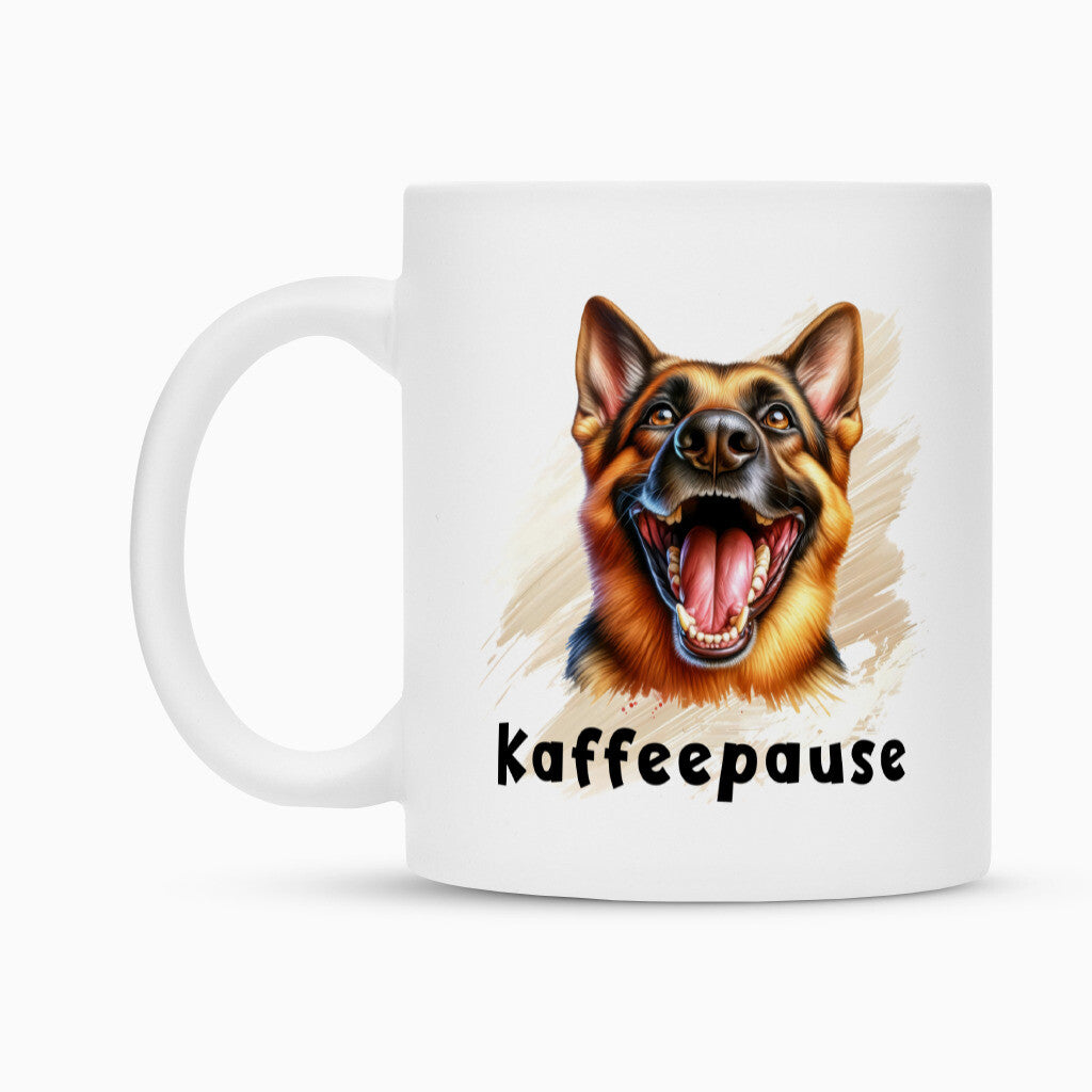 Tasse "Schäferhund - Kaffeepause" – hunde-shirt.de