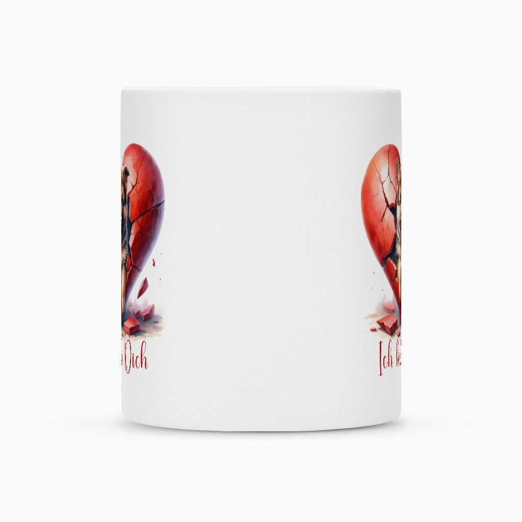 Tasse "Schäferhund - Ich liebe Dich" – hunde-shirt.de
