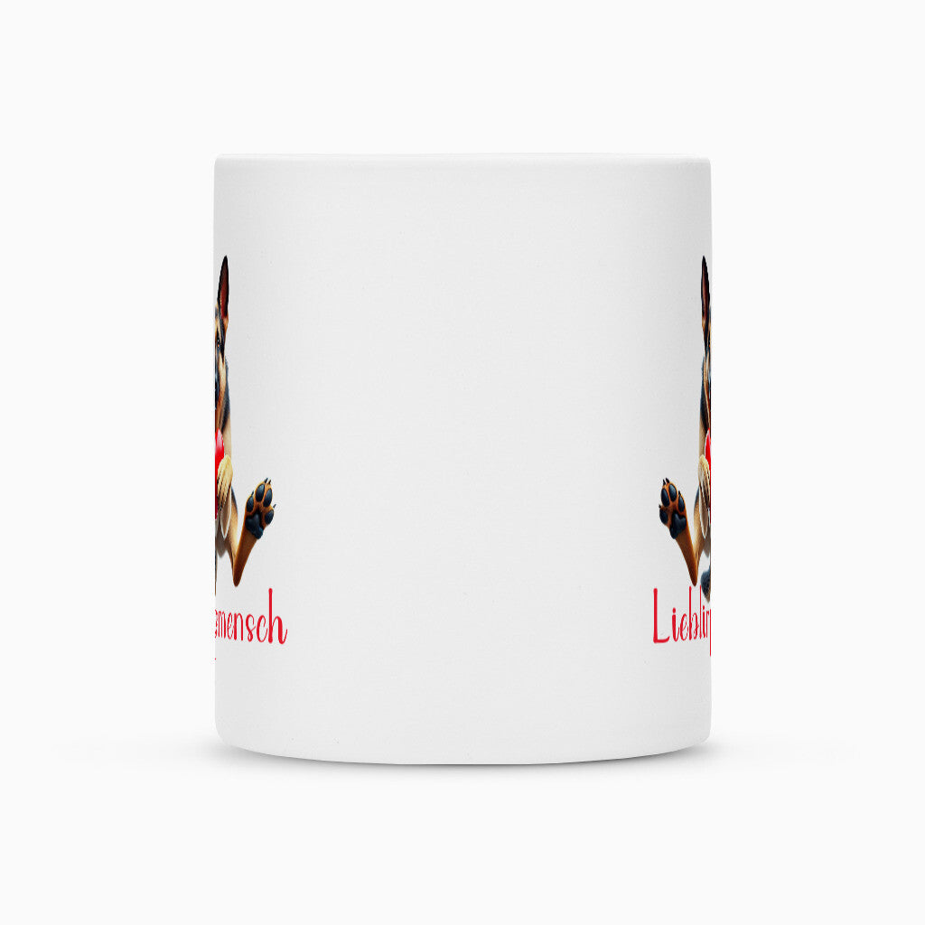 Tasse "Schäferhund - Lieblingsmensch" – hunde-shirt.de