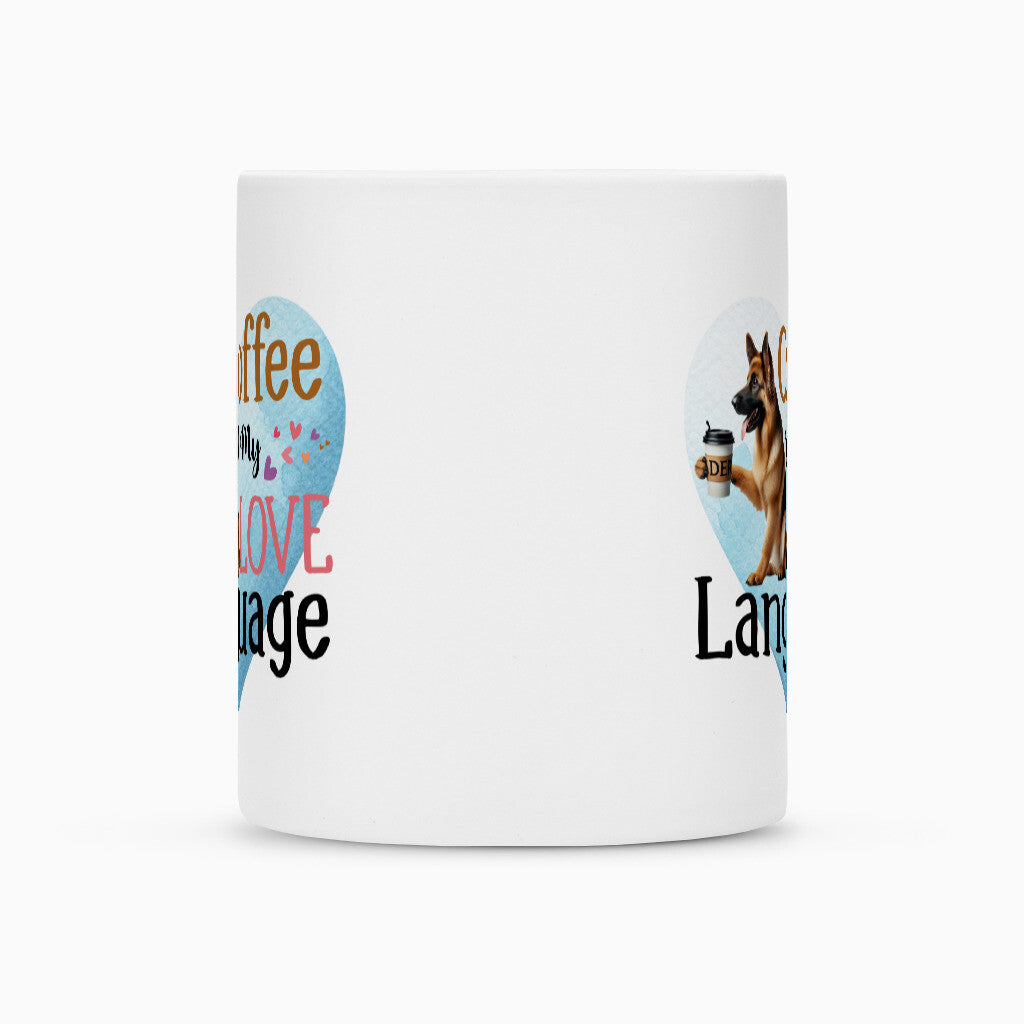 Tasse "Schäferhund - Love Language" – hunde-shirt.de