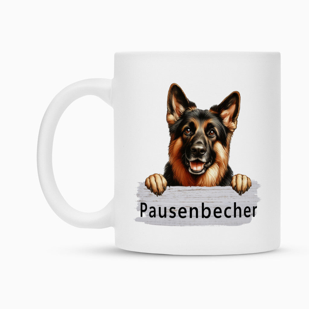 Tasse "Schäferhund - Pausenbecher" – hunde-shirt.de