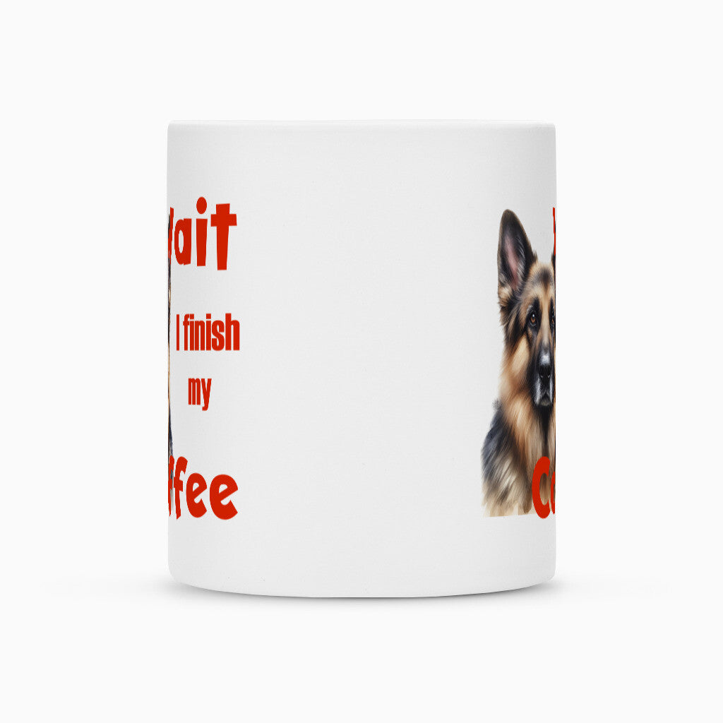 Tasse "Schäferhund - Wait..." – hunde-shirt.de