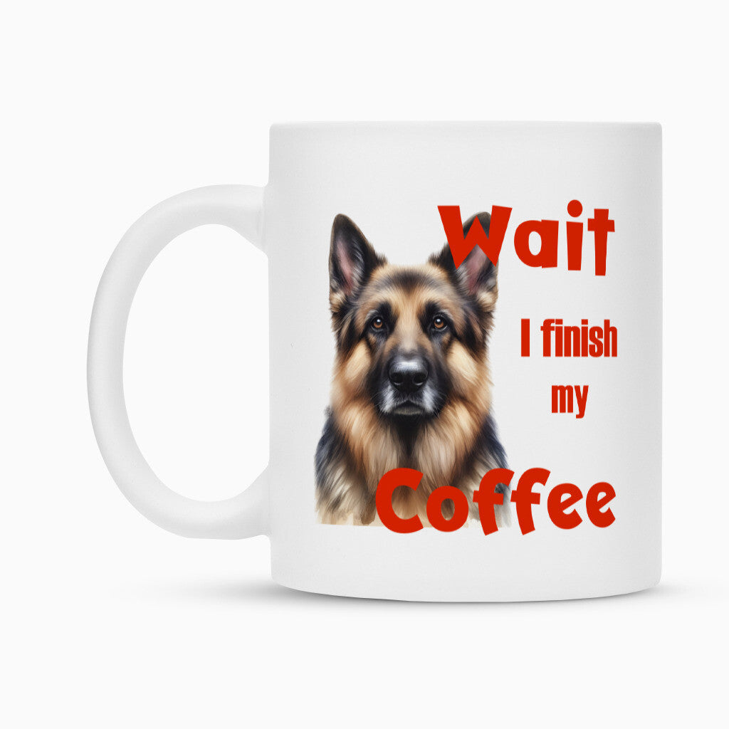 Tasse "Schäferhund - Wait..." – hunde-shirt.de