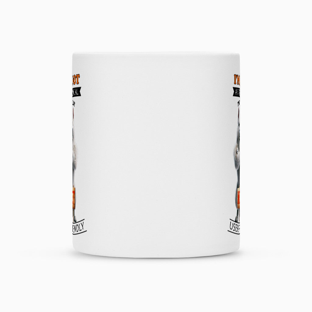 Tasse "Weißer Schäferhund - Anti-Social" – hunde-shirt.de