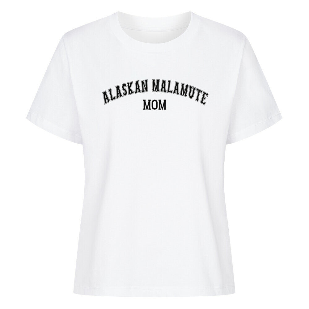 Premium Damen-Shirt "Alaskan Malamute - MOM" Weiß – hunde-shirt.de