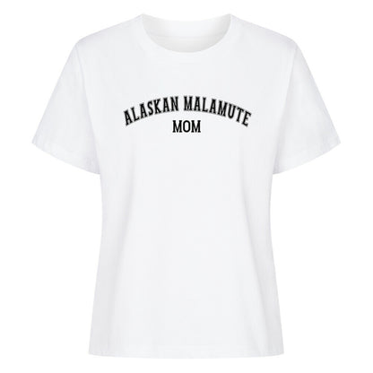 Premium Damen-Shirt "Alaskan Malamute - MOM" Weiß – hunde-shirt.de