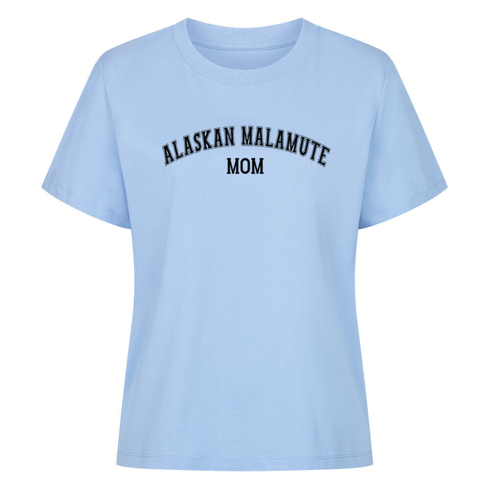 Premium Damen-Shirt "Alaskan Malamute - MOM" Sky Blue – hunde-shirt.de