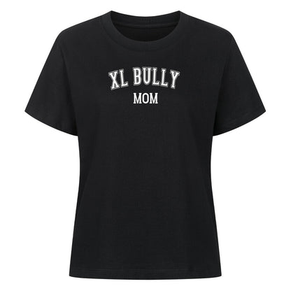 Premium Damen-Shirt "Bully XL - MOM" Schwarz – hunde-shirt.de