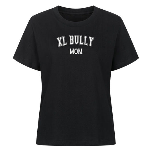 Premium Damen-Shirt "Bully XL - MOM" Schwarz – hunde-shirt.de