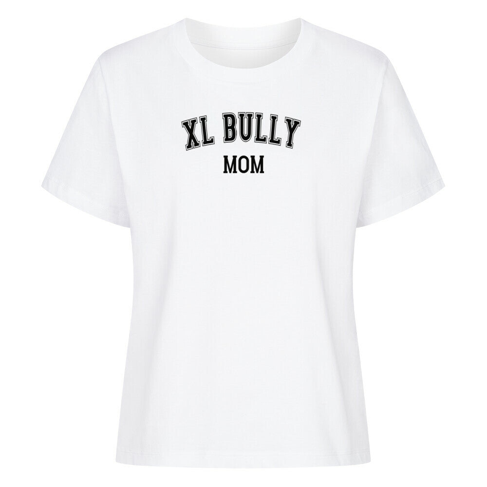 Premium Damen-Shirt "Bully XL - MOM" Weiß – hunde-shirt.de