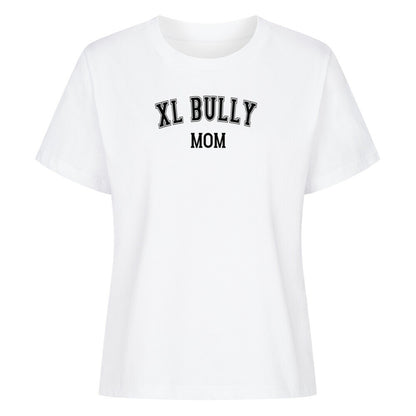 Premium Damen-Shirt "Bully XL - MOM" Weiß – hunde-shirt.de